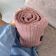 LullaLove pătură/pătură din lână merino butterfly peony