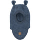 Mikk Line Cagulă din lână cu urechiușe Wool Fullface Blue Melange