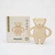Moonie cauciuc natural Baby Teether nisip