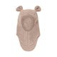 Huttelihut Balaclava din lână pentru copii cu urechi Mahogany Rose