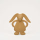 Moonie cauciuc natural Baby Teether Cappuccino Rabbit