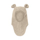 Huttelihut Balaclava din lână pentru copii cu urechi Camel Melange