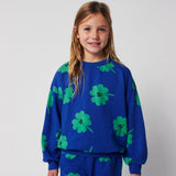 Bobo Choses Hanorac Lucky Clover pentru copii, peste tot albastru