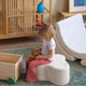 Wigiwama Puf pentru copii Cream White Cloud