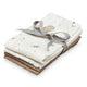 Cam Cam Copenhagen Pachet de 4 scutece din muselină GOTS Mix Dreamland Camel