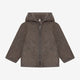 Huttelihut Jachetă pentru copii din lână merino Brown Melange