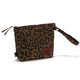 La Millou Waterproof Cosmetic Bag Leopard Choco de Magdalena Lamparska S