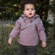 Mikk line Baby jachetă de iarnă Solid Twilight Mauve