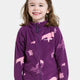 Didriksons Tricou cu fermoar pentru copii Monte Winter Ocean Purple