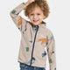 Didriksons Tricou cu fermoar pentru copii Monte Winter Ocean Multi