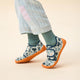 Affenzahn Papuci de casă vegani din bumbac pentru copii „Movy Bunny“