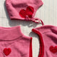 Konges Slojd Pulover de coș de fum pentru copii Collette Pink