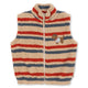 Konges Slojd Vestă pentru copii cu imprimeu brodat Joddy Teddy Tangerine Stripe