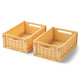 Liewood Container de depozitare Weston Lemon galben S