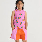 Bobo Choses Tank top pentru fete Tangerine peste tot