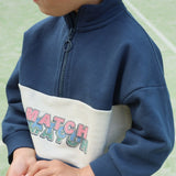 Konges Slojd Sweatshirt pentru băiat jumătate fermoar Lou Spellbound