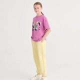 Bobo Choses Pantaloni jogger imprimați pentru copii Galben strălucitor