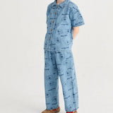 Bobo Choses Pantaloni Denim pentru copii Pickles The Dog peste tot