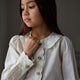 Lil' Atelier Tricou din bumbac organic NMFOLA Turtledove