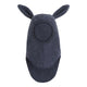 Huttelihut Cagulă copii din fleece de lână cu urechi de iepuraș Ombre Blue Melange