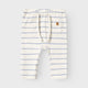 Lil' Atelier Pantaloni pentru bebeluși Coconut Milk Zen Blue NBMKAIL