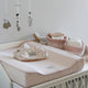 Cam Cam Copenhagen Saltea de înfășat Classic Stripes Rose 63x49 cm