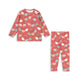Konges Sløjd Set copii bluză și pantaloni Bow Ballerina Blush GOTS
