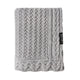 LullaLove pătură din lână merino Grey biscuit