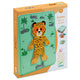 Djeco Puzzle jigsaw magnetic pentru copii Inzebox Safari