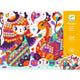 Djeco Creative Set Mozaic Prințese Kokeshki