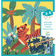 Djeco pentru copii Scratchboard Jungle Animals