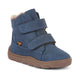 Froddo Ghete de iarnă barefoot pentru copii Zeru Tex Furry Blue