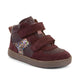 Froddo pantofi barefoot pentru copii, high-top, Loop Red