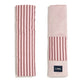 La Millou Tampon pentru curea din catifea de bumbac STRIPES PINK