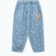 Liewood Pantaloni din denim Borris imprimate Cherry inima nisip / Denim
