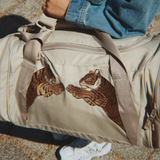 Konges Slojd Geantă de weekend pentru copii Feather gri