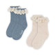Konges Slojd Șosete pentru copii 2-pack Blue mix