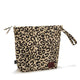 La Millou Waterproof Cosmetic Bag Leopard Cream de Magdalena Lamparska XL