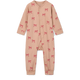 Liewood pijama pentru copii dintr-o singură piesă „Birk Grow Printed Bows” / Pale Tuscany