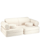 Wigiwama Canapea pentru copii Cream White