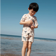 Liewood UV costum de baie cu mânecă scurtă Max Sea Creature Sandy