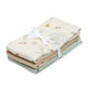 Cam Cam Copenhagen Păturici de înfășat din muselină set de 3 Mix Woodland 70x70 cm