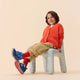 Affenzahn Pantof barefoot vegan de tranziție Knit Happy Whale