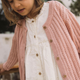 Lil' Atelier Pulover tricotat pentru fete Misty Rose NMFFABIOLA