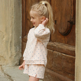 Konges Slojd Short Shorts pentru fete Spotty Rosewater Dot