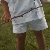 Lil' Atelier Pantaloni scurți din bumbac Mak Loose Plein Air NMMHOMAN