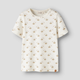 Lil' Atelier Tricou pentru copii cu mâneci scurte Sor Slim Top Coconut Milk Boat NMMGAYO