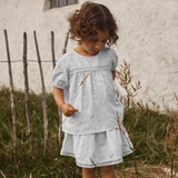 Lil' Atelier: Fustă pentru copii cu decorațiuni elegante "Plein Air" NMFJIVA
