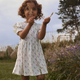 Lil' Atelier Rochie pentru fete Duna Coconut Milk Strawberry NMFRACHELLO